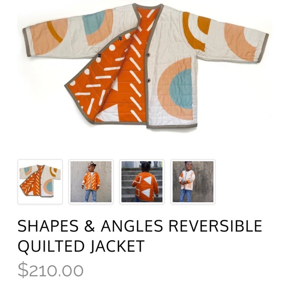 Candidart reversible quilted jacket 4-5 Y - Picture 4 of 4